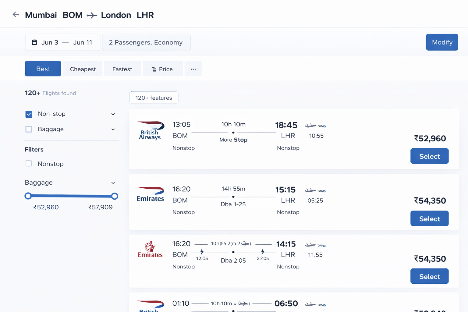 Booking Services